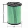 FILTER ASM 8.23 HEPA GREEN 