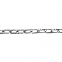 Straight Link Chain, Low Carbon Steel, 5/16" x 90' (27.4 m) L, Grade 30, 1900 lbs. (0.95 tons) Load Capacity
