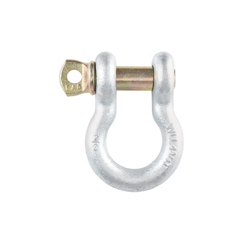 Screw Pin Anchor Shackle, 1", Screw Pin, Hot Dip Galvanized