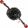 Chain Sling, Grade 100 Chain, Single Legs, Grab & Grab Hooks, 5/16" x 10'