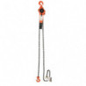 Lever Chain Hoist, 15' Lift, 1500 lbs. (0.75 tons) Capacity, Alloy Steel Chain