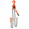 Lever Chain Hoist, 5' Lift, 12000 lbs. (6 tons) Capacity, Alloy Steel Chain