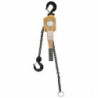 Heavy Duty Gold Series Lever Chain Hoist, 10' Lift, 6000 lbs. (3 tons) Capacity, Alloy Steel Chain