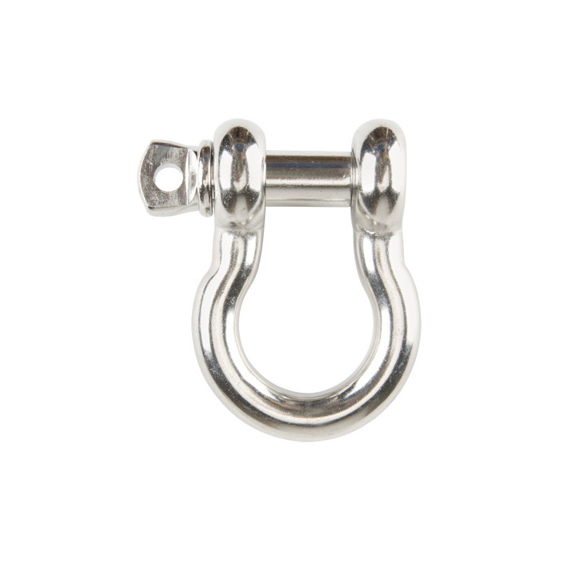 Screw Pin Anchor Shackle, 1/2", Screw Pin, Stainless Steel