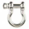 Screw Pin Anchor Shackle, 1/2", Screw Pin, Stainless Steel