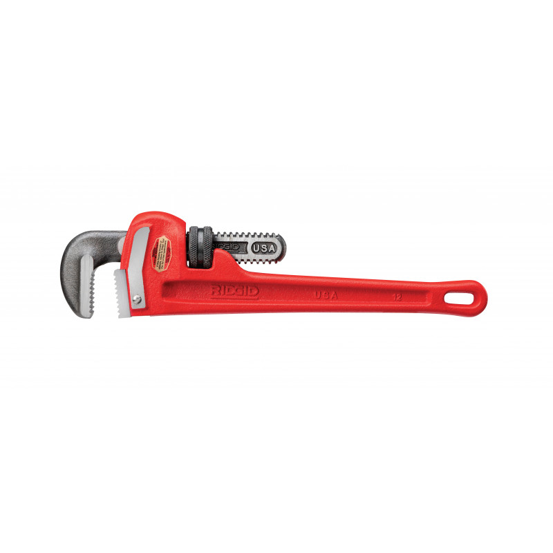 12" Heavy-Duty Straight Pipe Wrench 