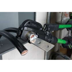 12-Ton Hydraulic Crimping Tool, 1.4" (32 mm) Opening