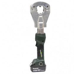 Pince à sertir en quatre points à tête articulée en ligne 6 tonnes, Li-Ion, standard, 120 V