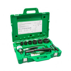 Trousse de poinçons hydrauliques de 11 tonnes avec pompe manuelle et poinçons Slug-Buster® 1/2 - 2 po