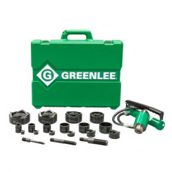 11-Ton Hydraulic Knockout Kit with Foot Pump and Slug-Buster® 1/2" - 4"