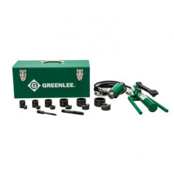 11-Ton Hydraulic Knockout Kit with Foot Pump and Slug-Buster® 1/2" - 2"