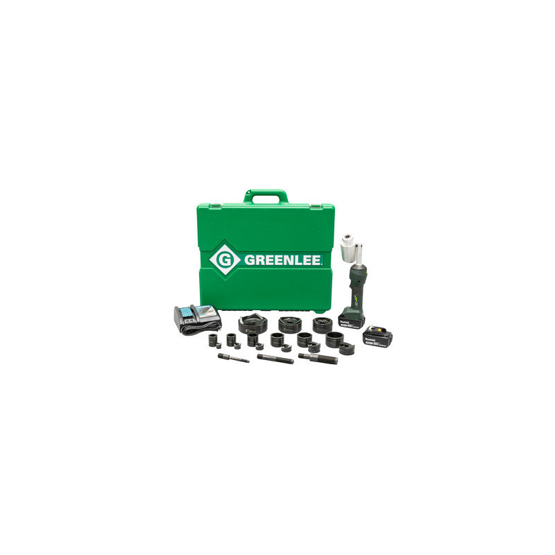 Intelli-PUNCH™ Battery-Hydraulic Knockout Kit with Slug-Buster® 1/2" - 3" and 4"