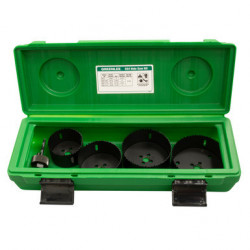 5-Piece Hole Saw Set with 3" - 4-1/2" Saws