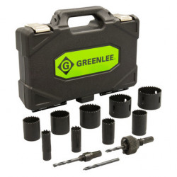 12-Piece Hole Saw Set with...