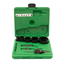 9-Piece Plumber's Hole Saw Set with 3/4" - 2-1/4" Saws