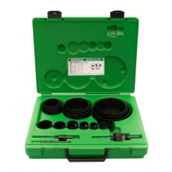 19-Piece Industrial Maintenance Hole Saw Set with 3/4" - 4-3/4" Saws