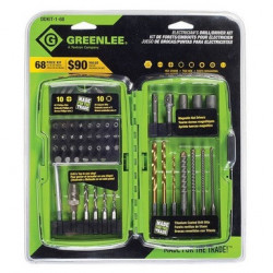 68-Piece Electrician's Drill/Driver Kit