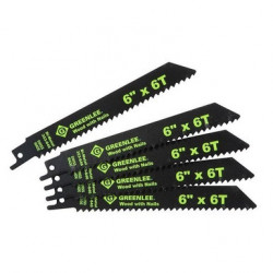 JEU DE LAMES EMBALLÉ, VA-ET-VIENT 154,2 MM (6 PO) X 6