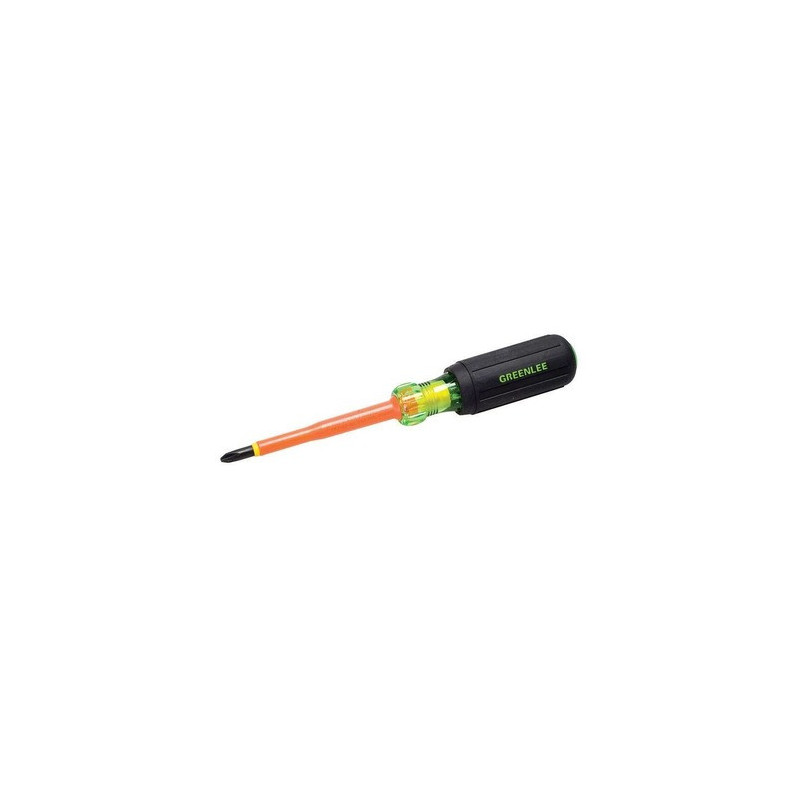 Screwdriver, Insulated, Phillips Tip, 2 x 4"