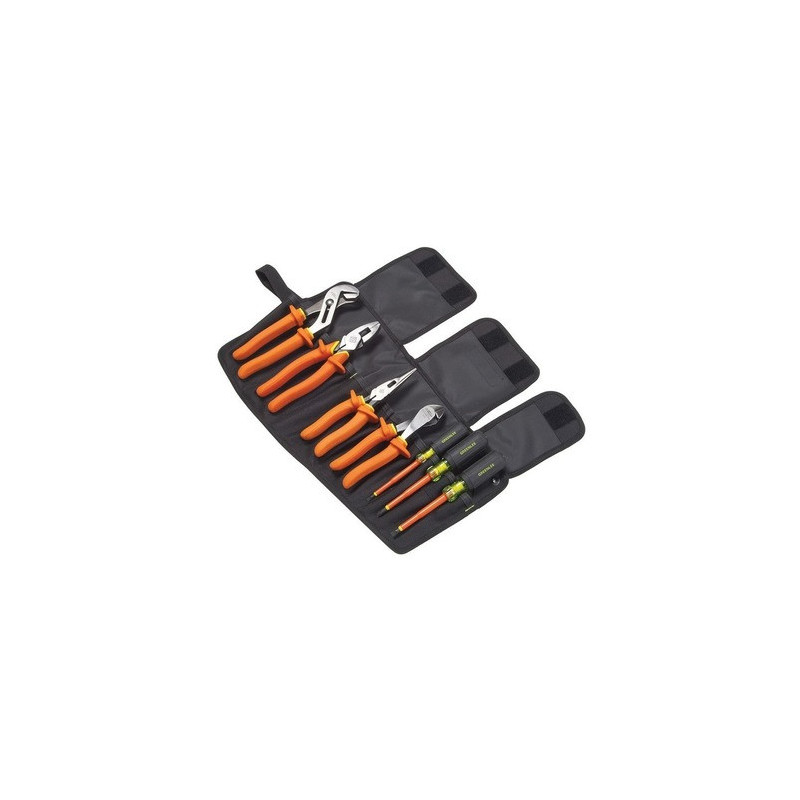 Plier & Screwdriver, Insulated Kit, 7-Piece Kit