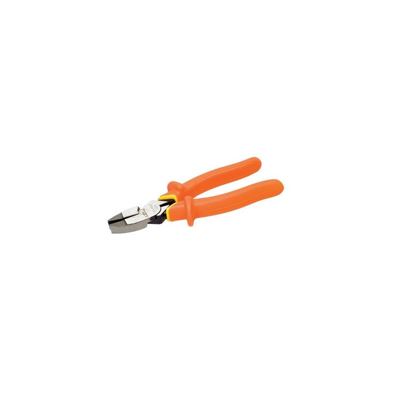 Pliers, Sidecut, 9", Insulated, Molded Handles