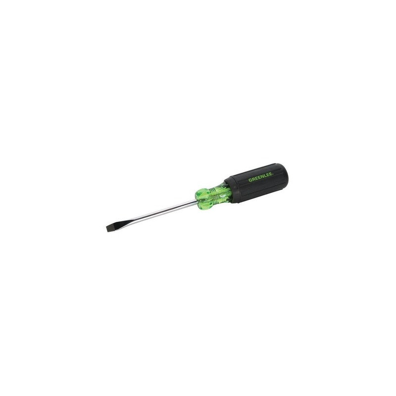 Round Shank 1/4" X 4" Flat Blade Screwdriver