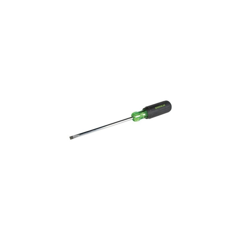 Round Shank 1/4" X 6" Flat Blade Screwdriver