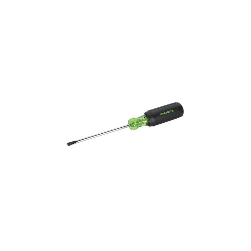 Round Shank 3/16" X 4" Flat Blade Screwdriver