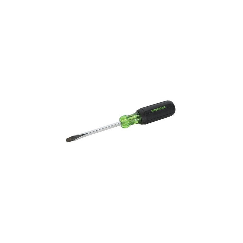 Square Shank 1/4" x 4" Flat Blade Screwdriver