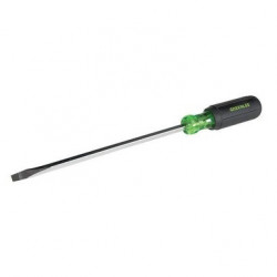 Square Shank 1/4" x 8" Flat Blade Screwdriver