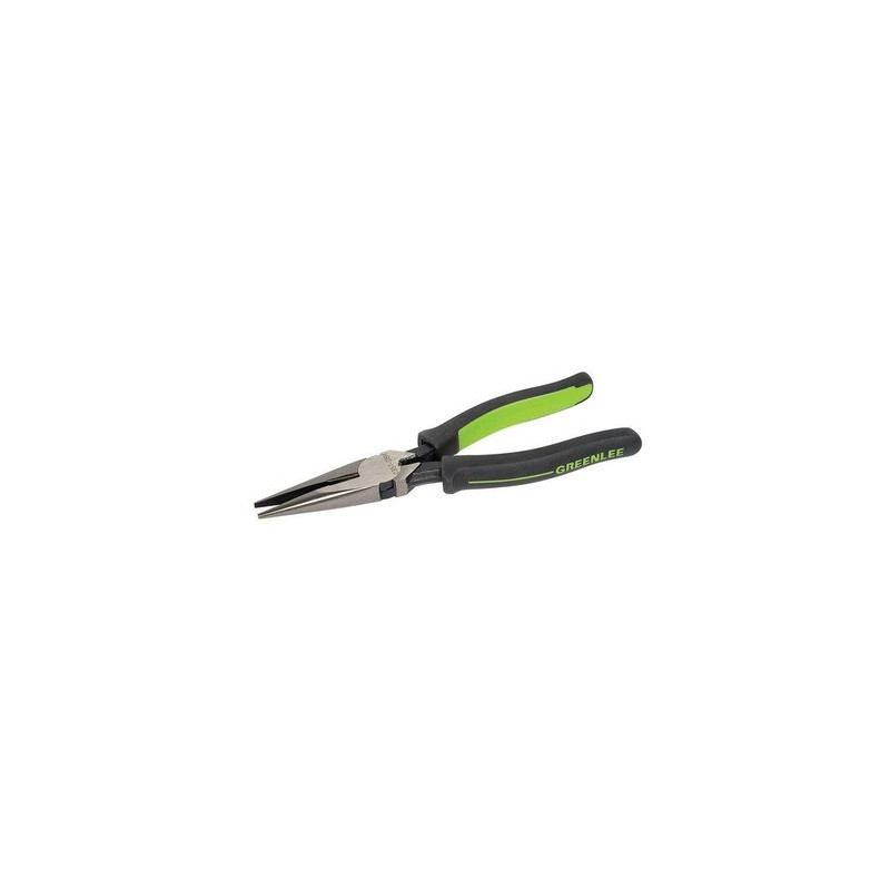 8" Long Nose Pliers/Side-Cutting (Molded Grip)