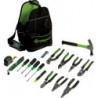 TROUSSE OUVERTE DE 11 PO DE 17 OUTILS