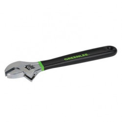 Adjustable Wrench Dipped Handle 12"