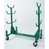 Mobile Conduit and Pipe Rack with 603 casters