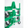 Mobile Conduit and Pipe Rack with 603 casters