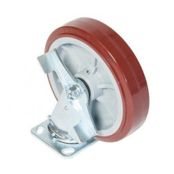 8" Swivel Caster w/ Brake