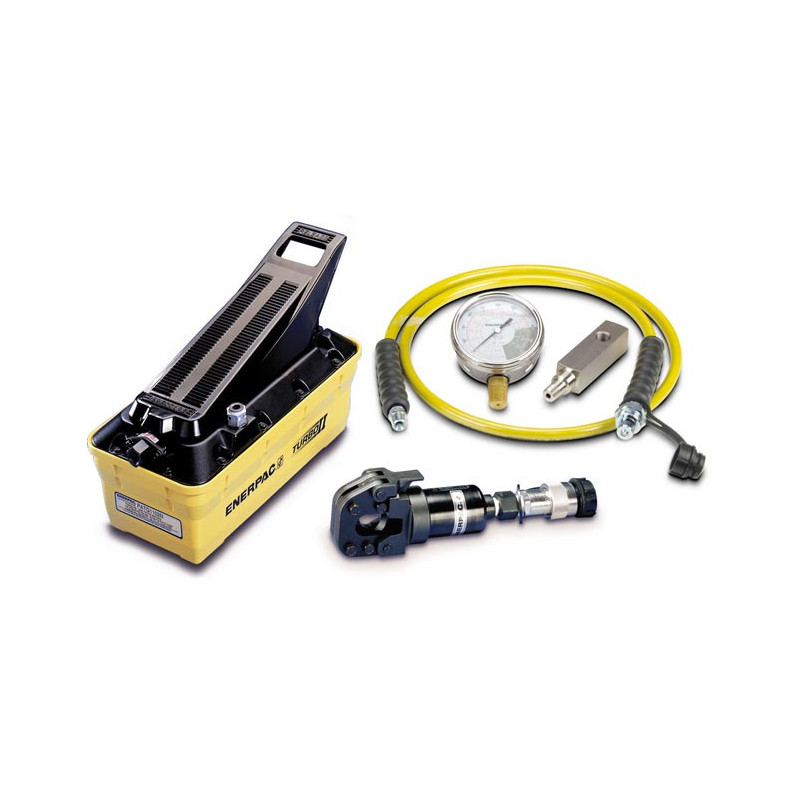 STC750A, 4 Ton Capacity, Self-Contained Hydraulic Cutter Set with Air Pump
