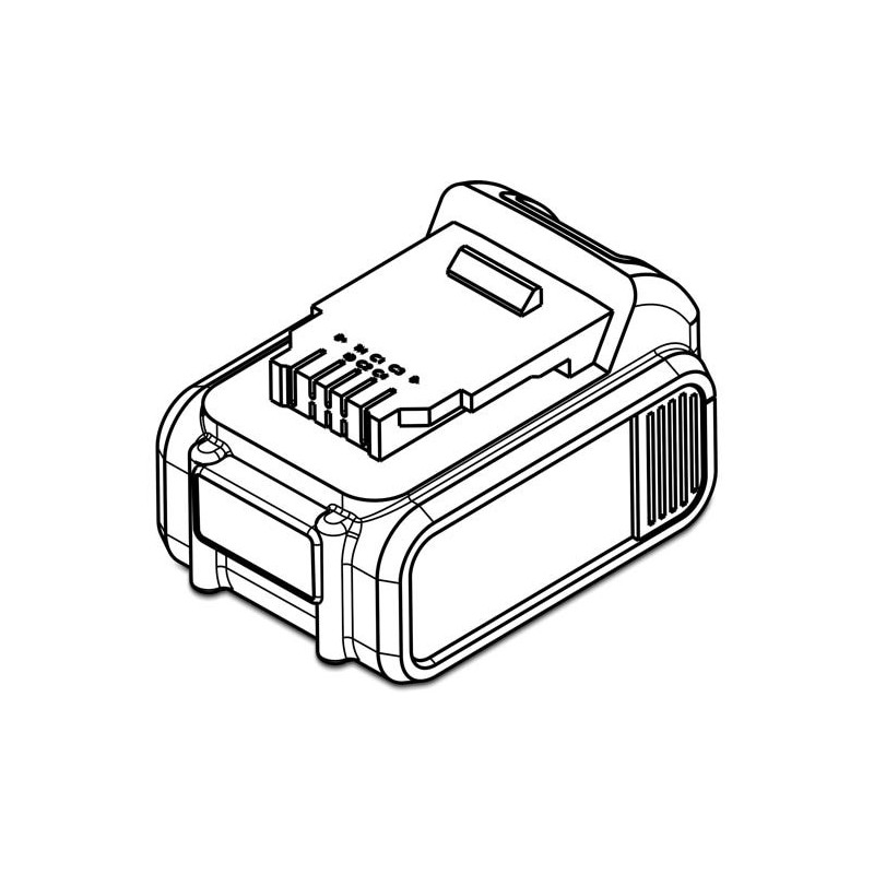 Batterie au lithium-ion DeWALT pour coupe-barre sur batterie 120 V EBC20B