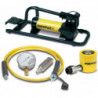 SCL201FP, 20 Ton, 1.75 in Stroke, Low Height Hydraulic Cylinder and Foot Pump Set