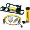 SCR106FP, 10 Ton, 6.13 in Stroke, Hydraulic Cylinder and Foot Pump Set