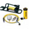 SCR156FP, 15 Ton, 6 in Stroke, Hydraulic Cylinder and Foot Pump Set