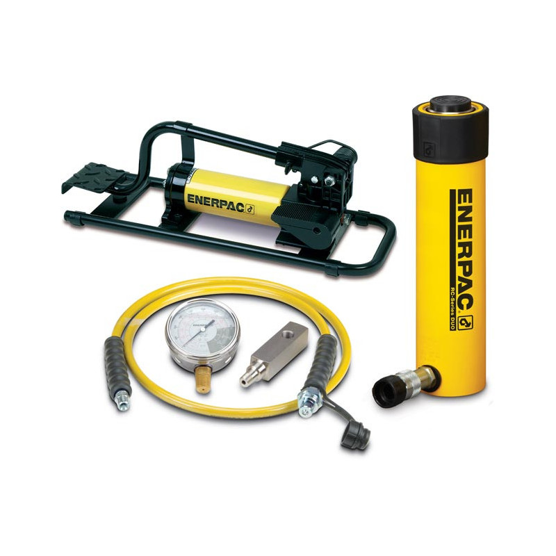 SCR252FP, 25 Ton, 2 in Stroke, Hydraulic Cylinder and Foot Pump Set