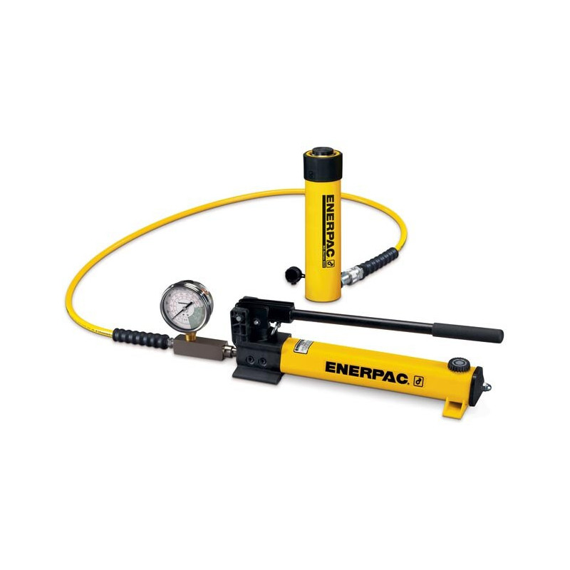 SCR1010H, 10 Ton, 10.13 in Stroke, Hydraulic Cylinder and Hand Pump Set