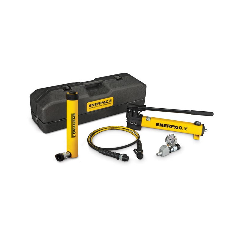 SCR1010TB, 10 Ton, 10.13 in Stroke, Hydraulic Cylinder and Hand Pump Set