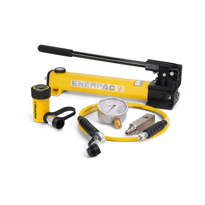 SCR102H, 10 Ton, 2.13 in Stroke, Hydraulic Cylinder and Hand Pump Set