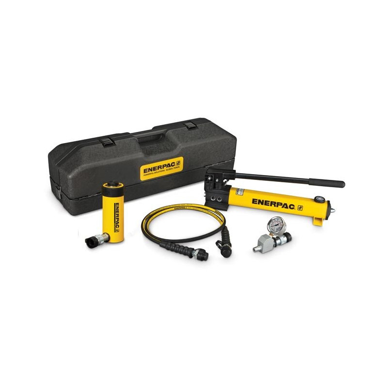 SCR154TB, 15 Ton, 4 in Stroke, Hydraulic Cylinder and Hand Pump Set