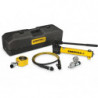 SRS500TB, 50 Ton, .63 in Stroke, Hydraulic Toolbox, Low Height Hydraulic Cylinder and Hand Pump Set