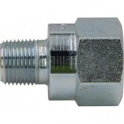 Raccord haute pression, adaptateur, 700 bar Pression de fonctionnement maximale, Connexion de 1/2 " NPTF femelle à 3/8 " NPTF m