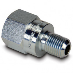FZ1642, High Pressure Fitting, 10,000 psi Maximum Operating Pressure, Connection from 1/4" NPT Female to 1/8" NPT Male