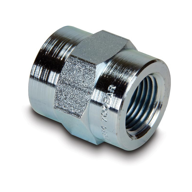 Raccord haute pression, coupleur, pression de fonctionnement maximale de 700 bar, connexion de 3/8" NPTF femelle à 3/8" NPTF fe